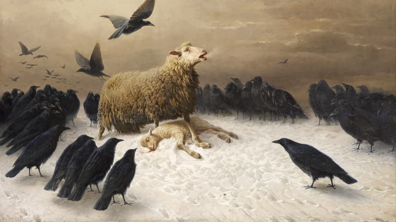 ”Vi måste drömma intensivare när det är nödvändigt”, skriver Jünger. Målning av August Friedrich Schenk (1828–1901). Foto: Wikimedia Commons