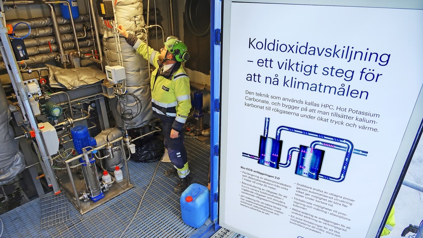 Förbränningen av sopor i Malmö orsakar utsläpp av 600 000 ton koldioxid varje år. Nu vill kommunen bygga en anläggning liknande den som byggs av Stockholm Exergi. Foto: Anders Wiklund/TT