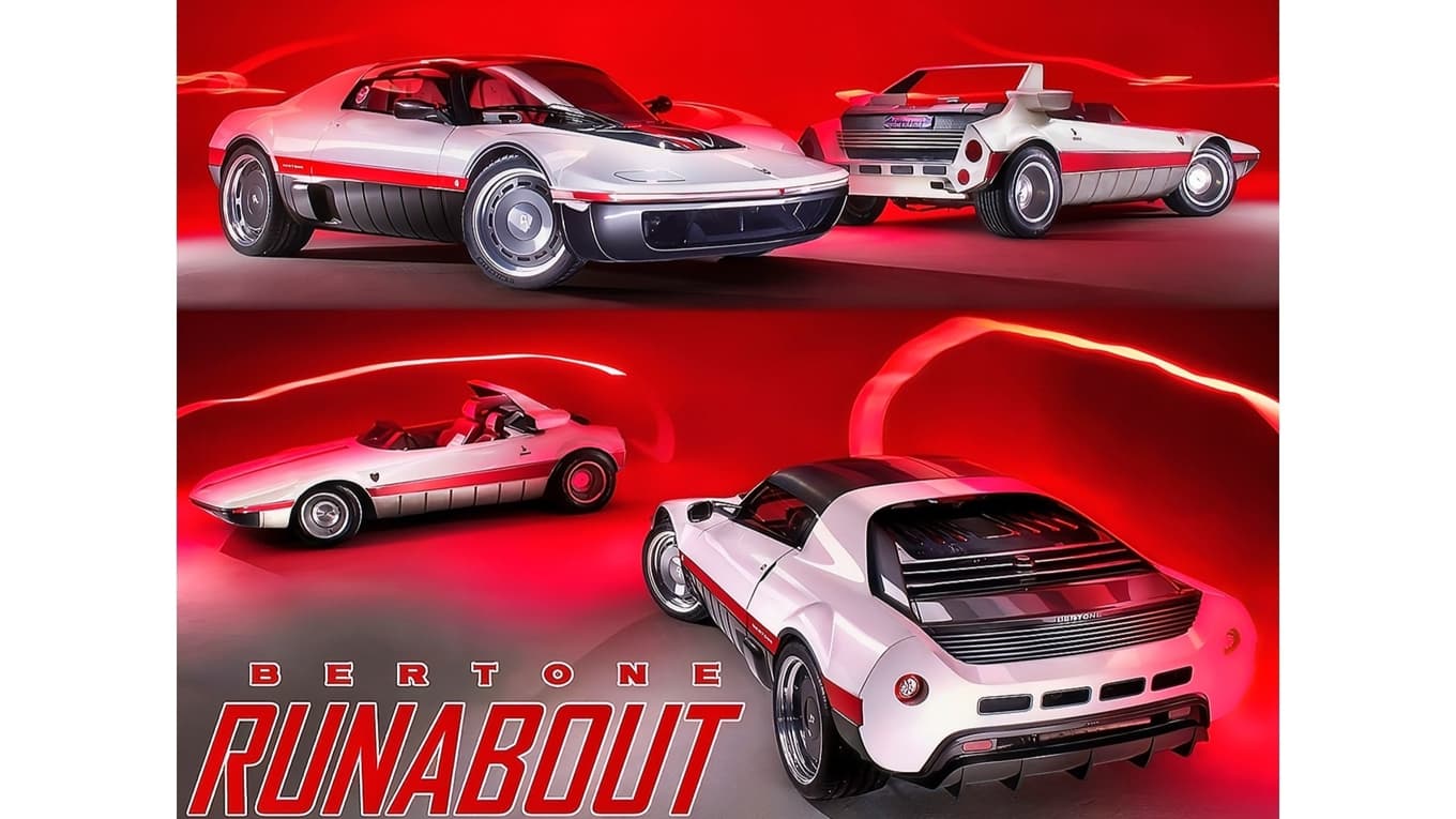 Bertones stilikon är tillbaka. Foto: CNP