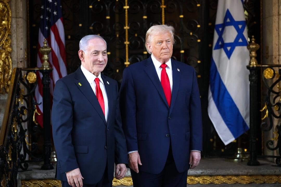 Israels premiärminister Benjamin Netanyahu och USA:s president Donald Trump. Foto: Joe Raedle/Getty Images
