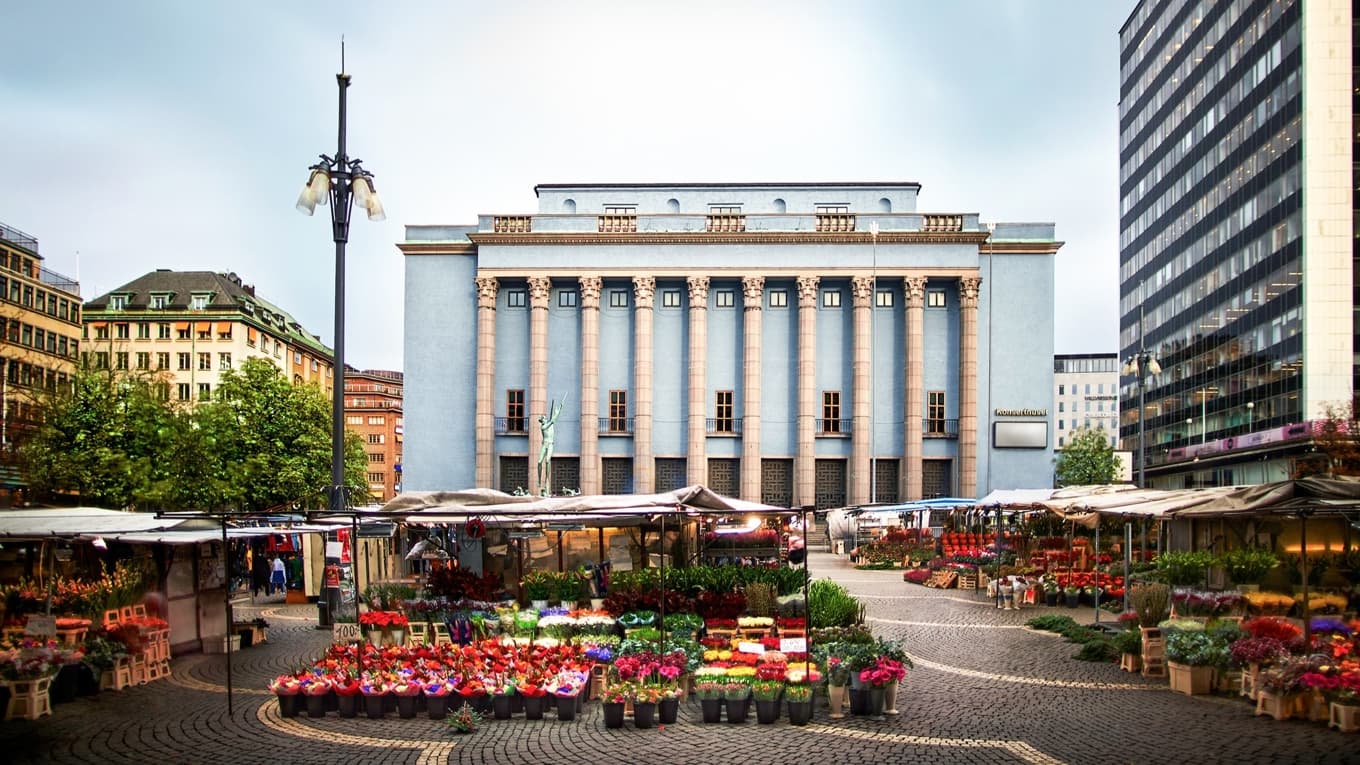 Firandet startar i april och pågår fram till sommaren 2027. Konserthuset Stockholm vid Hötorget, mars 2026. Foto: Mats Lundqvist