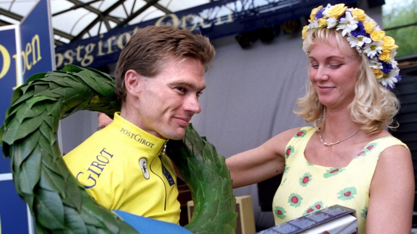 Före sin tid som verksamhetsrevisor var Michael ”Roddarn” Andersson framgångsrik cyklist. Till vardags är han vd för Tata Steel i Halmstad. Foto: Maja Suslin/TT Nyhetsbyrån