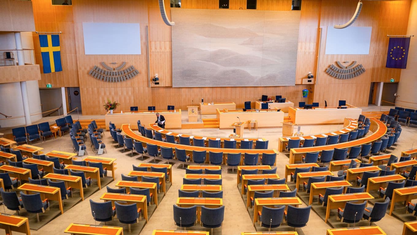 Sveriges riksdag. Foto: Andrii__Ivaniuk/Shutterstock