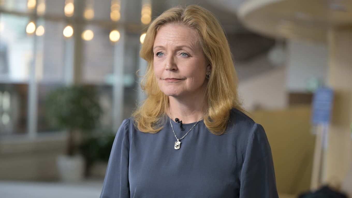 C-ledaren Elisabeth Thand Ringqvist. Foto: Roger Sahlström