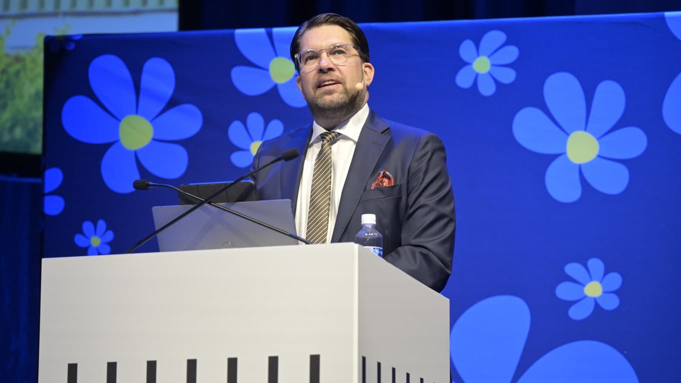 SD-ledaren Jimmie Åkesson. Foto: Roger Sahlström