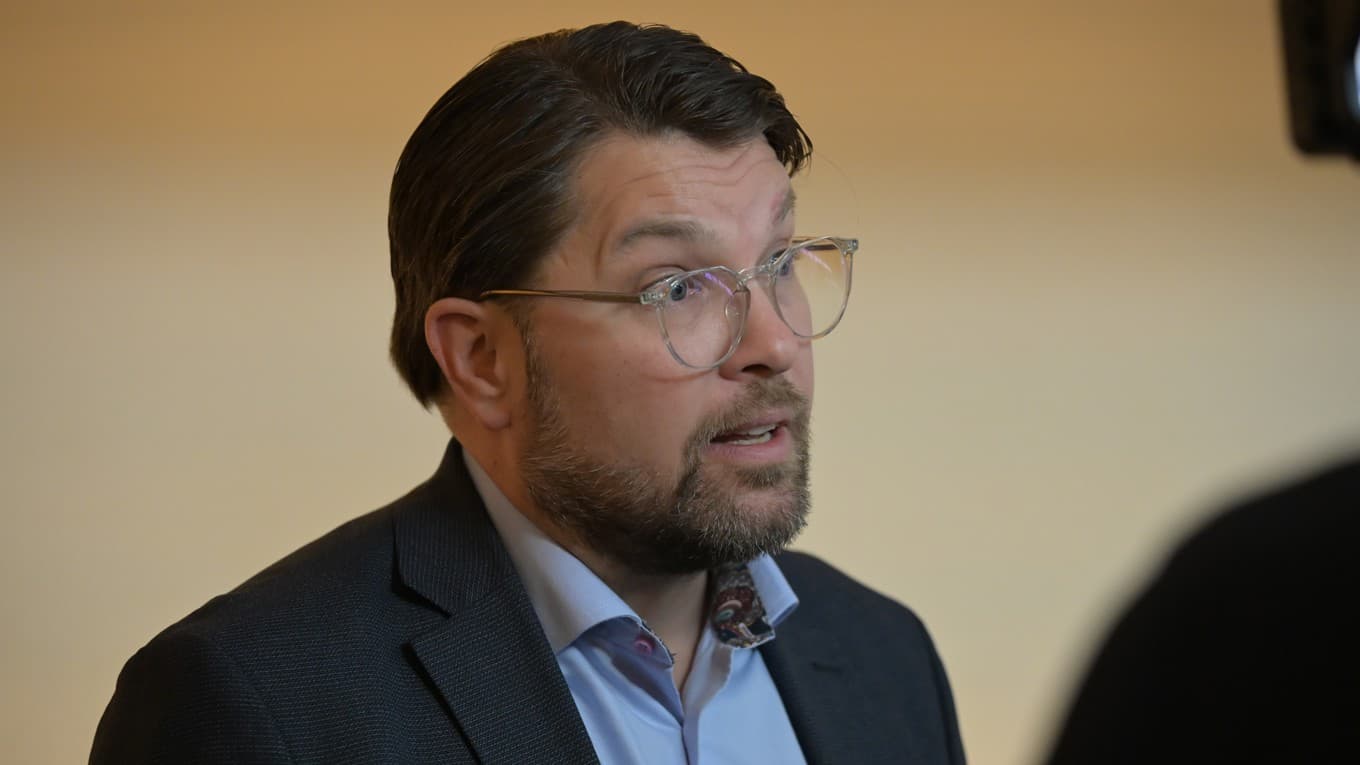 SD-ledaren Jimmie Åkesson. Foto: Roger Sahlström