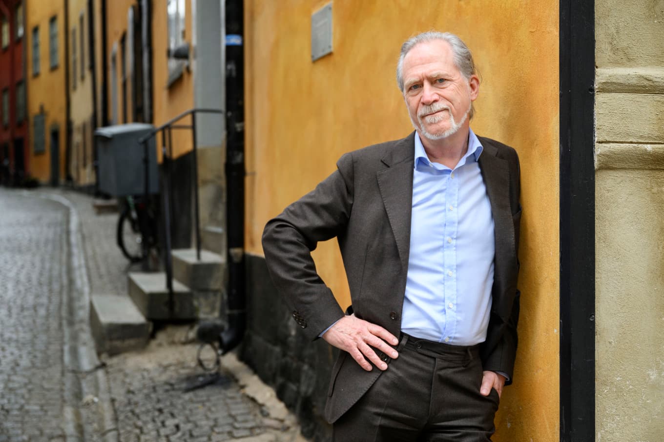 Miljöpartiets språkrör Daniel Helldén siktar på minst 7,4 procent i riksdagsvalet. Foto: Jessica Gow/TT