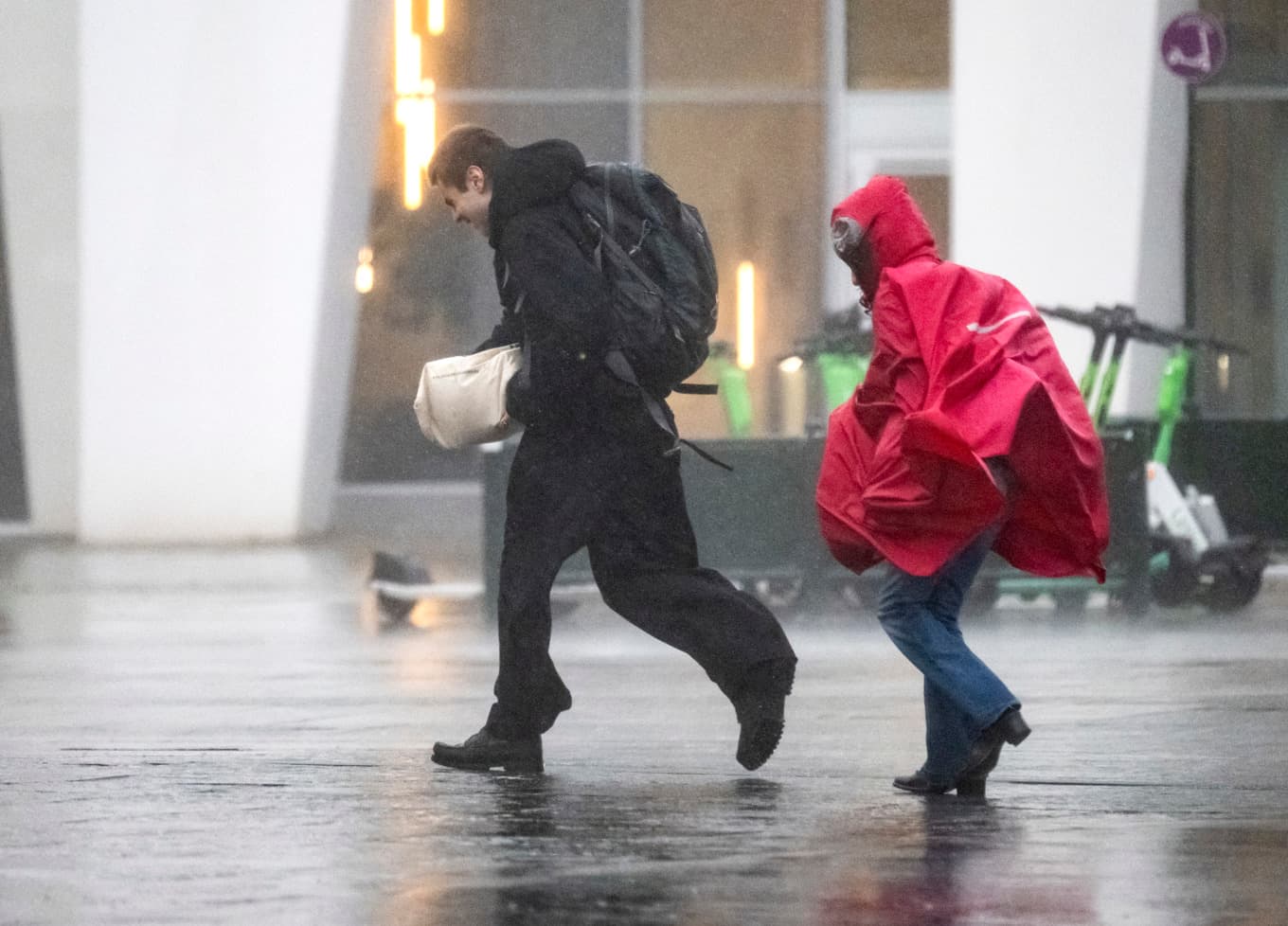 SMHI går nu ut med en orange varning för vind i Norra Götaland och de sydvästligaste delarna av Svealand. Arkivbild. Foto: Johan Nilsson/TT