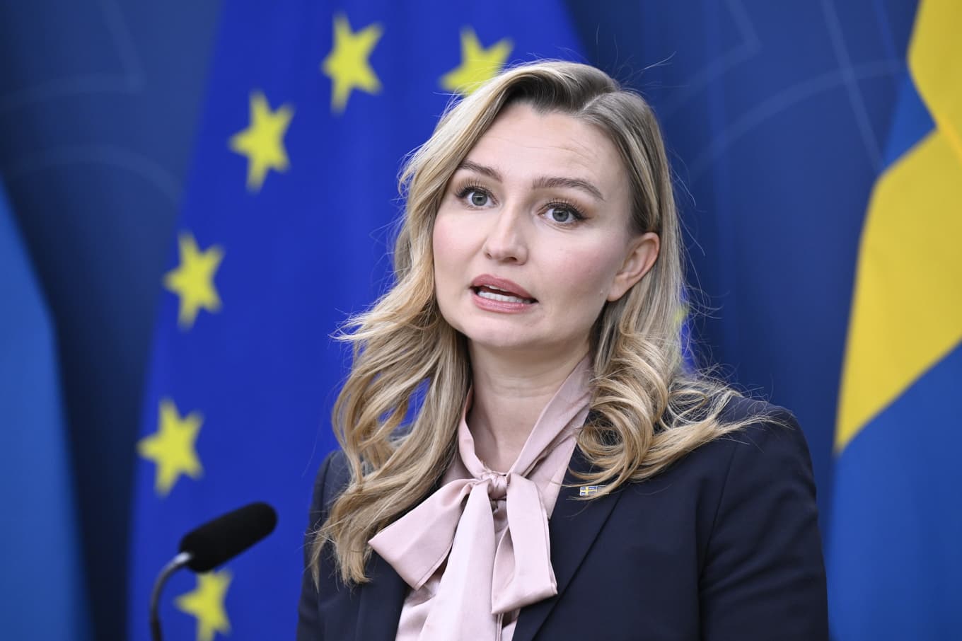Ebba Busch (KD) energi- och näringsminister. Foto: Jessica Gow/TT