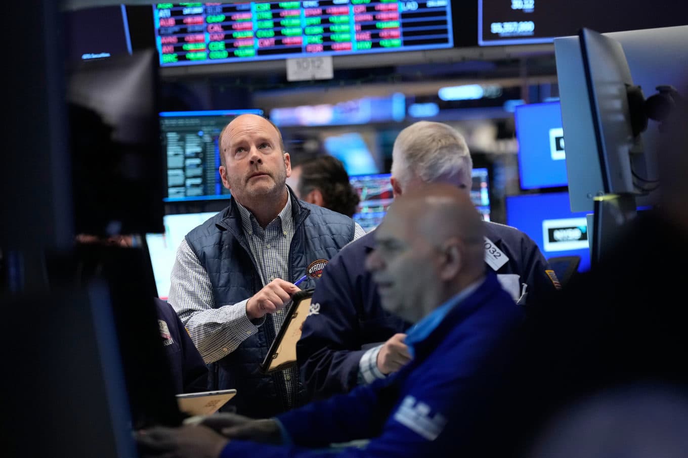 Wall Street blickar uppåt. Arkivbild. Foto: Seth Wenig  /AP/TT