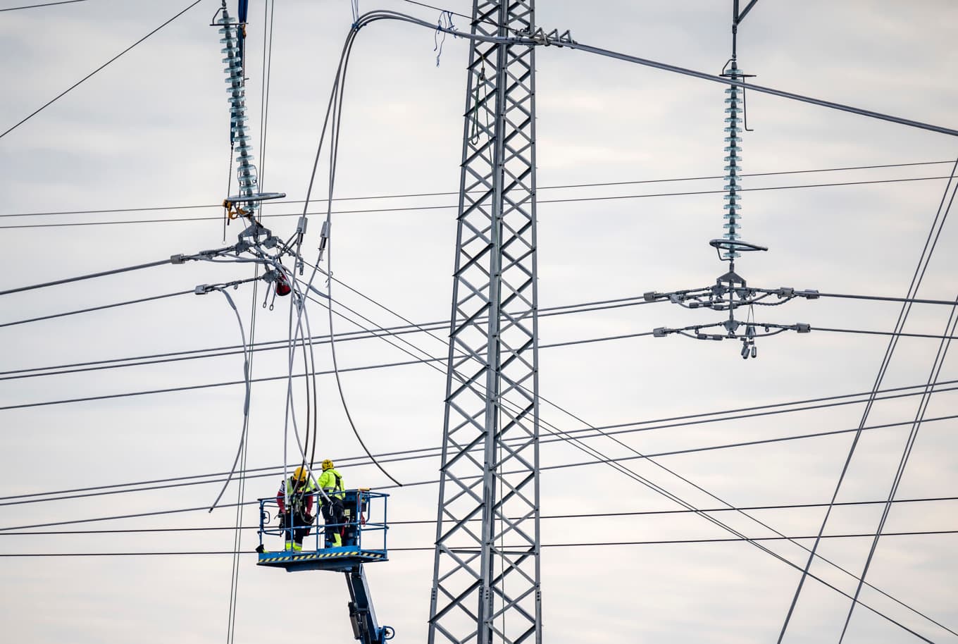Nya nät för över 200 miljarder ska byggas kommande tio år. Arkivbild. Foto: Johan Nilsson/TT