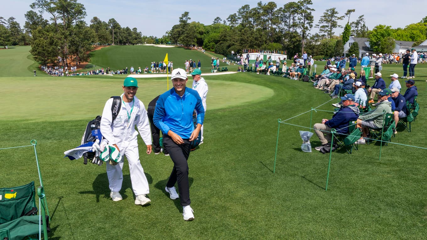 Ludvig Åberg är en av de största favoriterna inför US Masters. Foto: Christer Höglund / TT