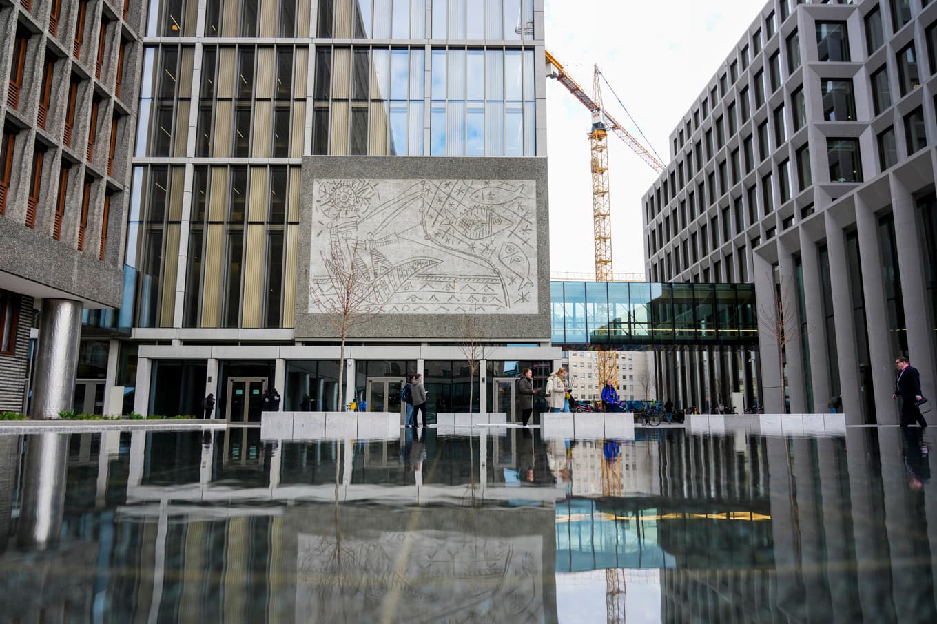 Ett nybyggt regeringskvarter invigs och tas i bruk i Oslo. Foto: Ole Berg-Rusten/NTB/TT