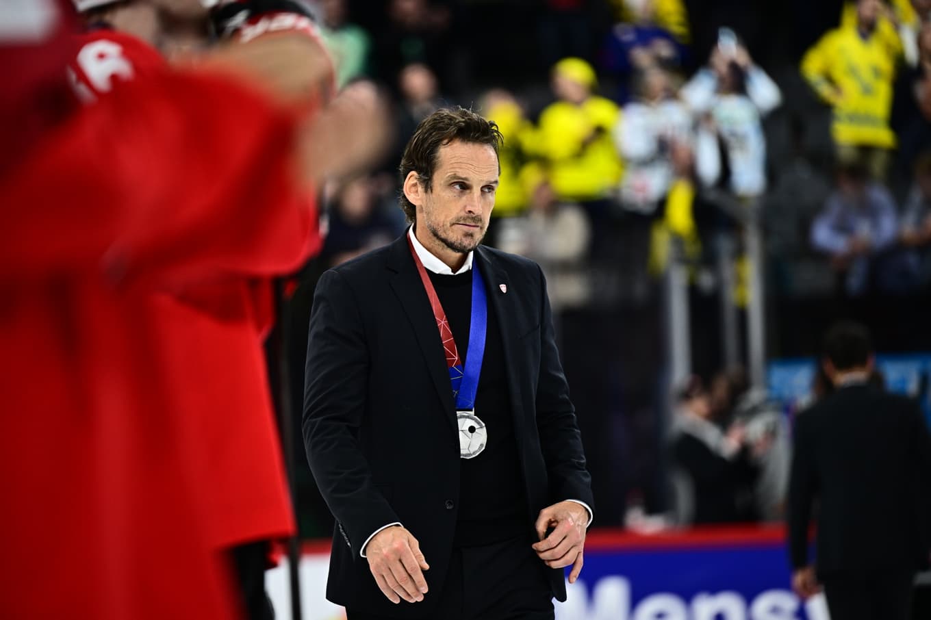 Patrick Fischer får sparken som förbundskapten för Schweiz. Foto: Magnus Lejhall/TT