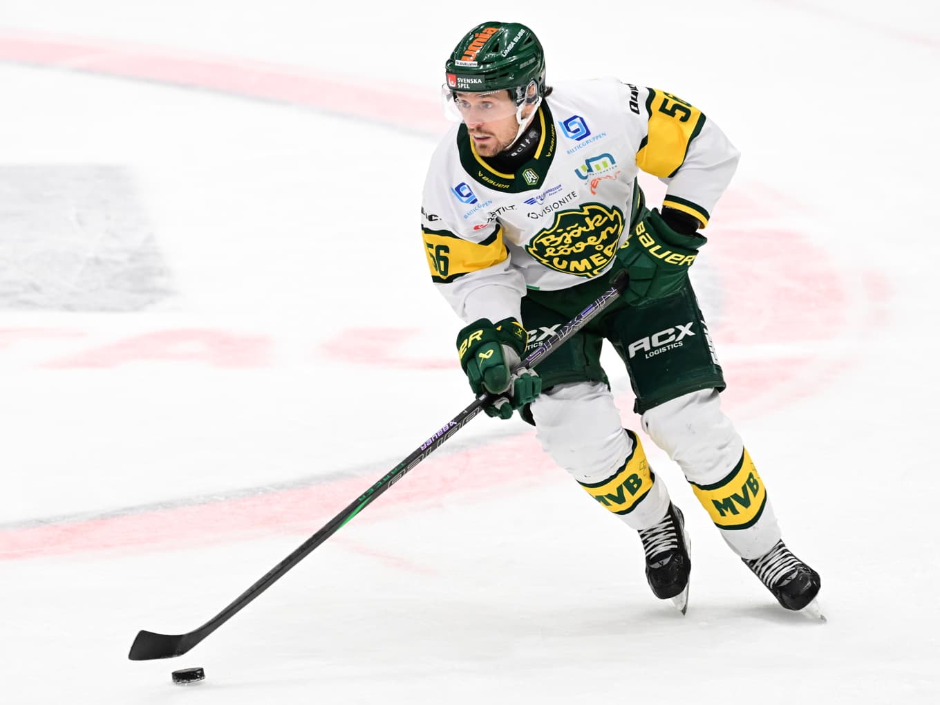 Fredrik Forsberg, målskytt för Björklöven. Arkivbild. Foto: Jonas Ekströmer/TT
