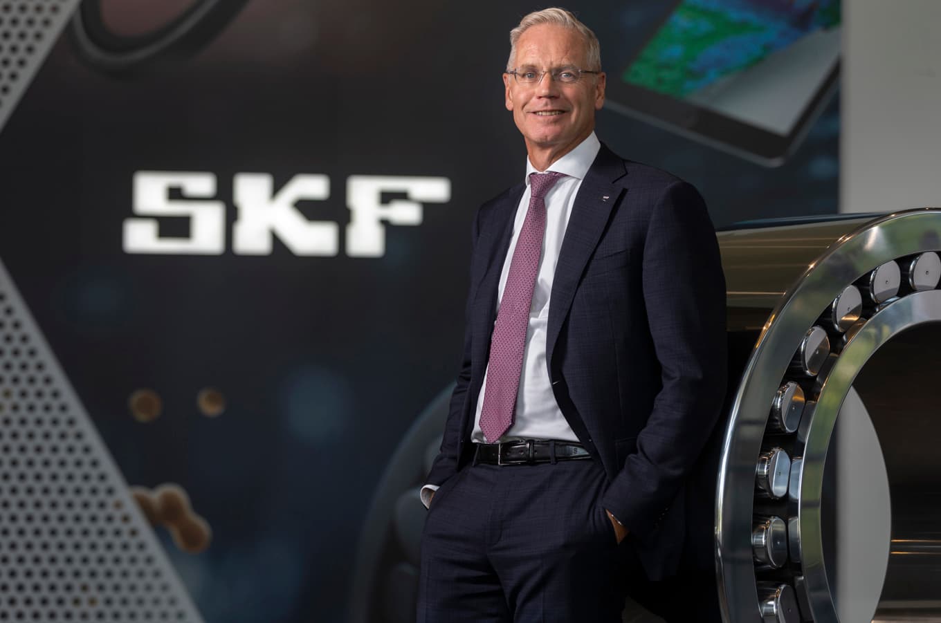 SKF:s vd Rickard Gustafson. Arkivbild. Foto: Thomas Johansson/TT