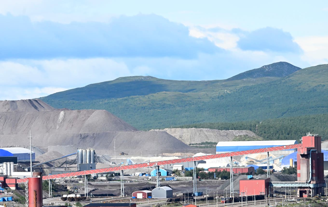 Gruvjätten LKAB:s gruva i Kiruna. Arkivbild. Foto: Fredrik Sandberg/TT
