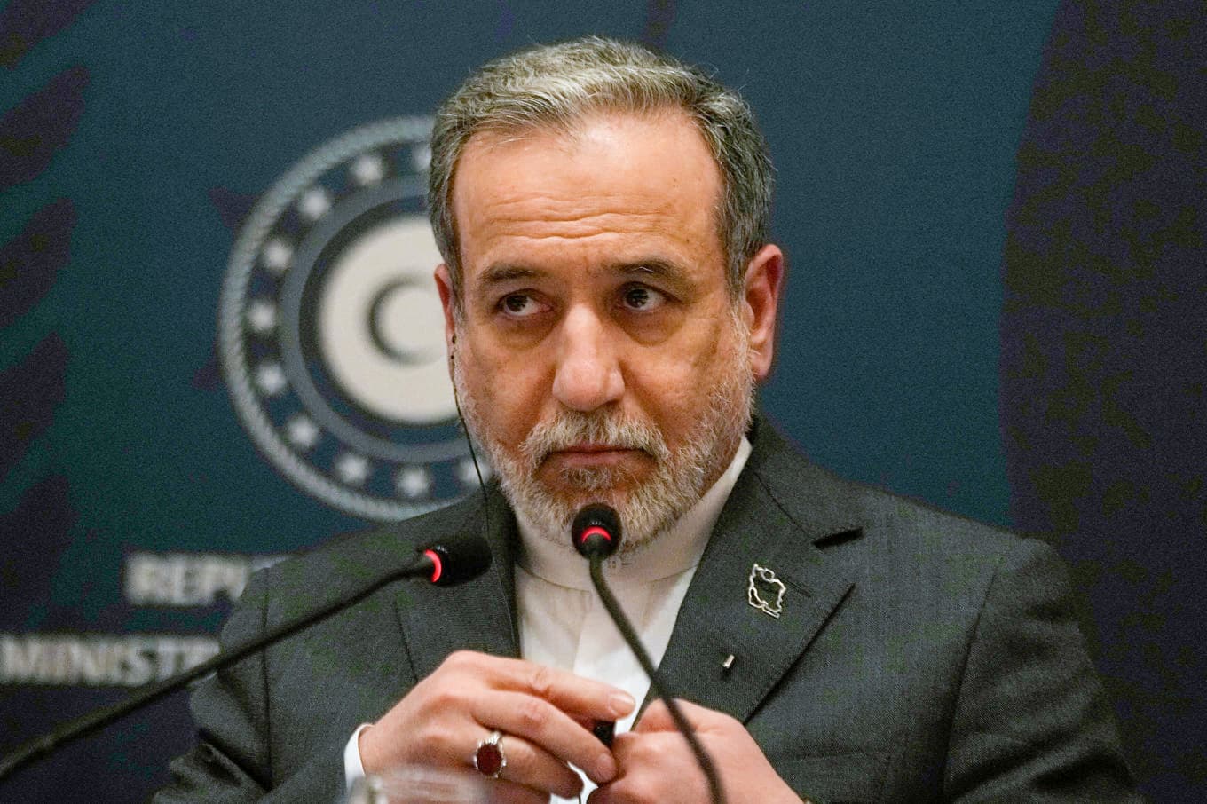 Irans utrikesminister Abbas Araghchi, fotograferad i Turkiet i januari. Foto: Khalil Hamra/AP/TT