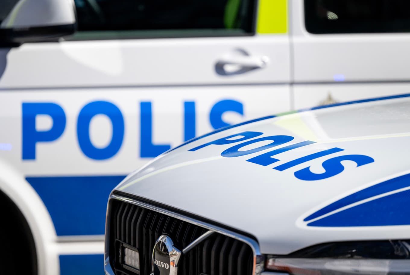 Polisen utreder mordförsök sedan två män har skadats i Kristianstad. Arkivbild. Foto: Christine Olsson/TT