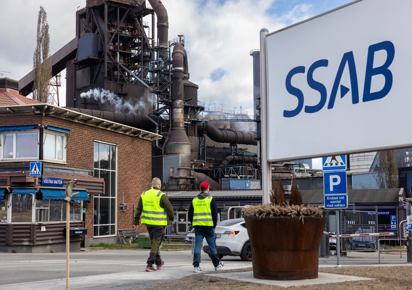 SSAB i Luleå. Foto: Pär Bäckström/TT