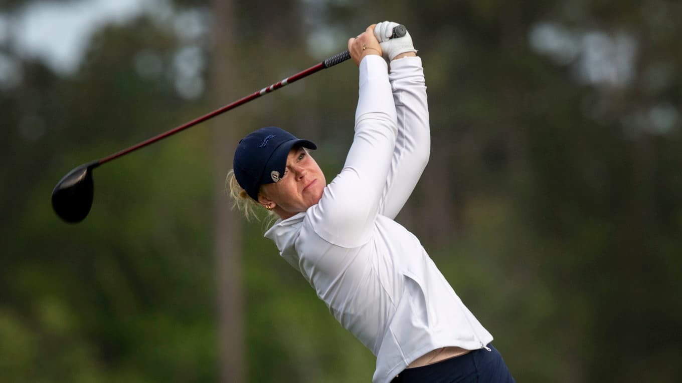 Meja Örtengren får spela US Open i juni. Arkivbild. Foto: Christer Höglund/TT