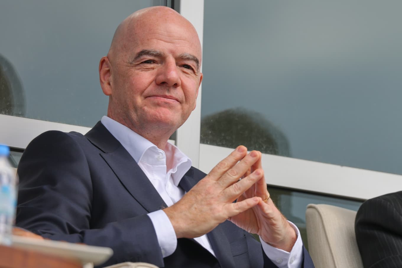 Fifas ordförande Gianni Infantino. Arkivbild. Foto: Riza Ozel/AP/TT