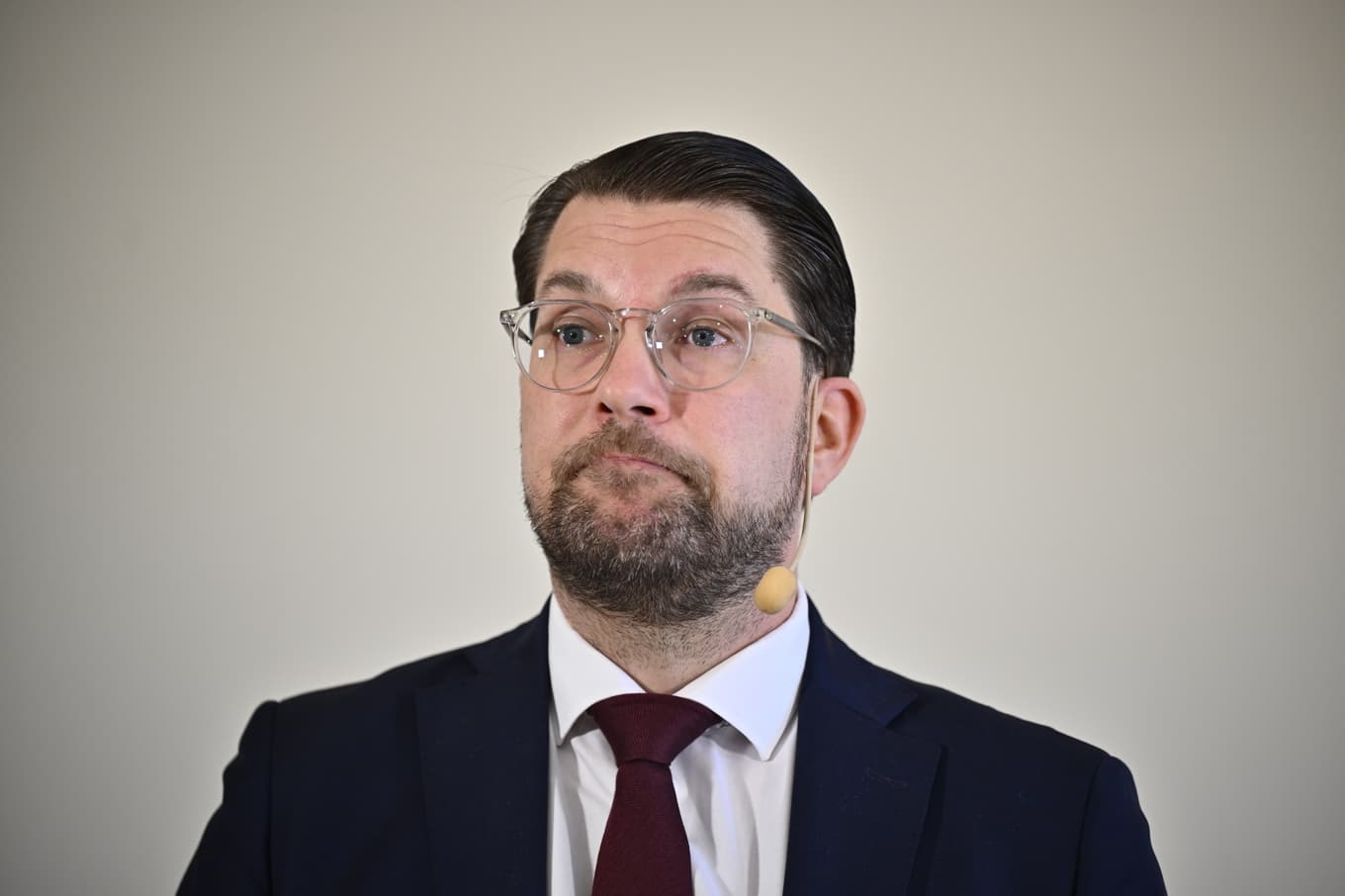 Sverigedemokraternas partiledare Jimmie Åkesson (SD). Arkivbild. Foto: Anders Wiklund/TT