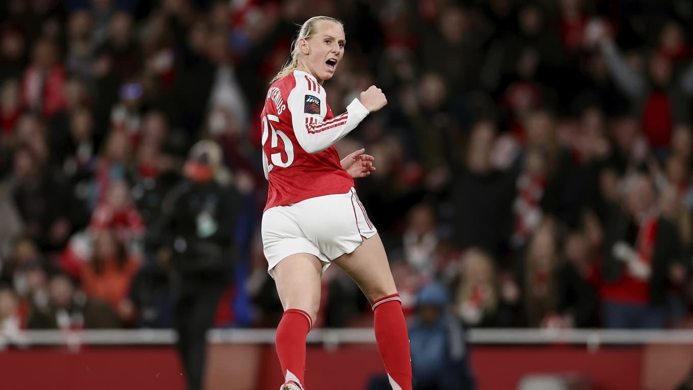 Stina Blackstenius har en osviklig förmåga att vara bra i de stora matcherna, något som behövs när Arsenal möter Olympique Lyonnais. Foto: Ryan Pierse/Getty Images
