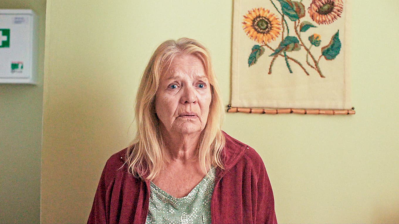Anki Lidén fick årets Guldbagge för bästa kvinnliga biroll för sin tolkning av en åldring på ”Hemmet”. Foto: Sic Film AB