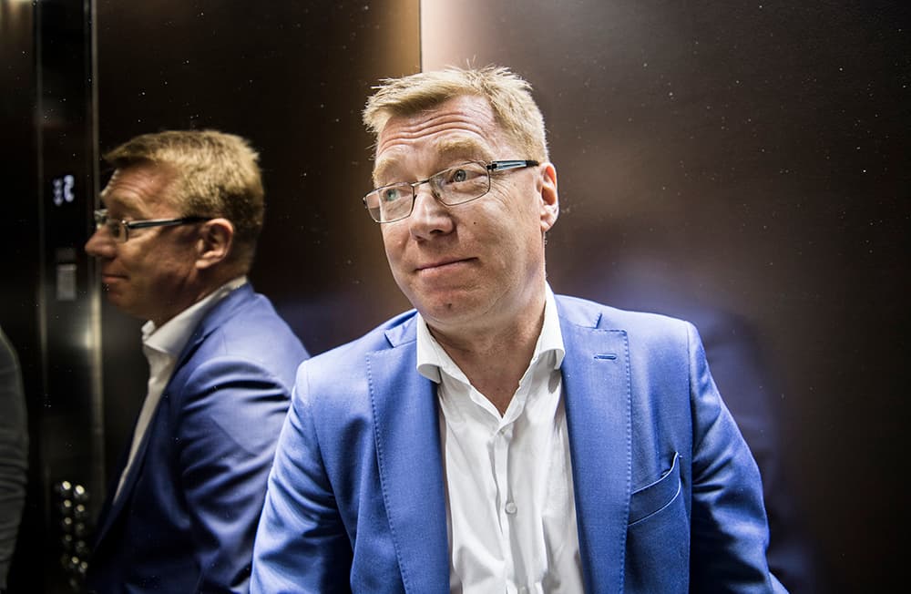 Moderattoppen Leif Gripestam (M) tror inte på Socialdemokraternas förklaringar till trollkontot i Österåker. Foto: Lars Pehrson/TT