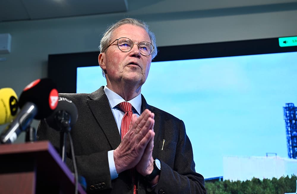 Wallenbergdirektören Leif Johansson blir ny ordförande i Stegra. Foto: Fredrik Sandberg/TT