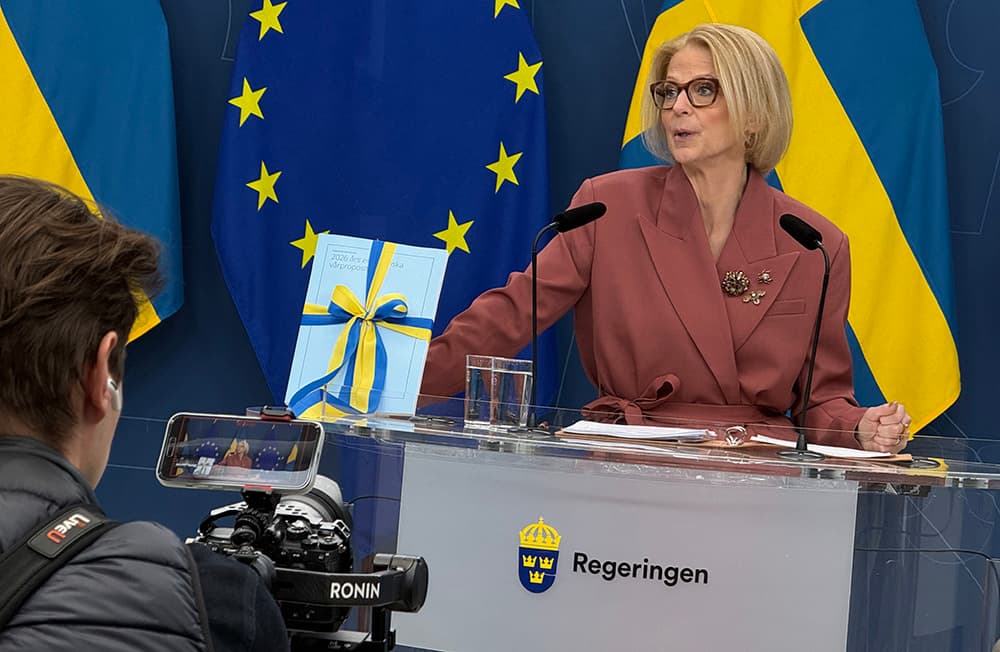 Elisabeth Svantesson (M) vill öka tryggheten i samhället och särskilt för utsatta kvinnor. Foto: Staffan Erfors