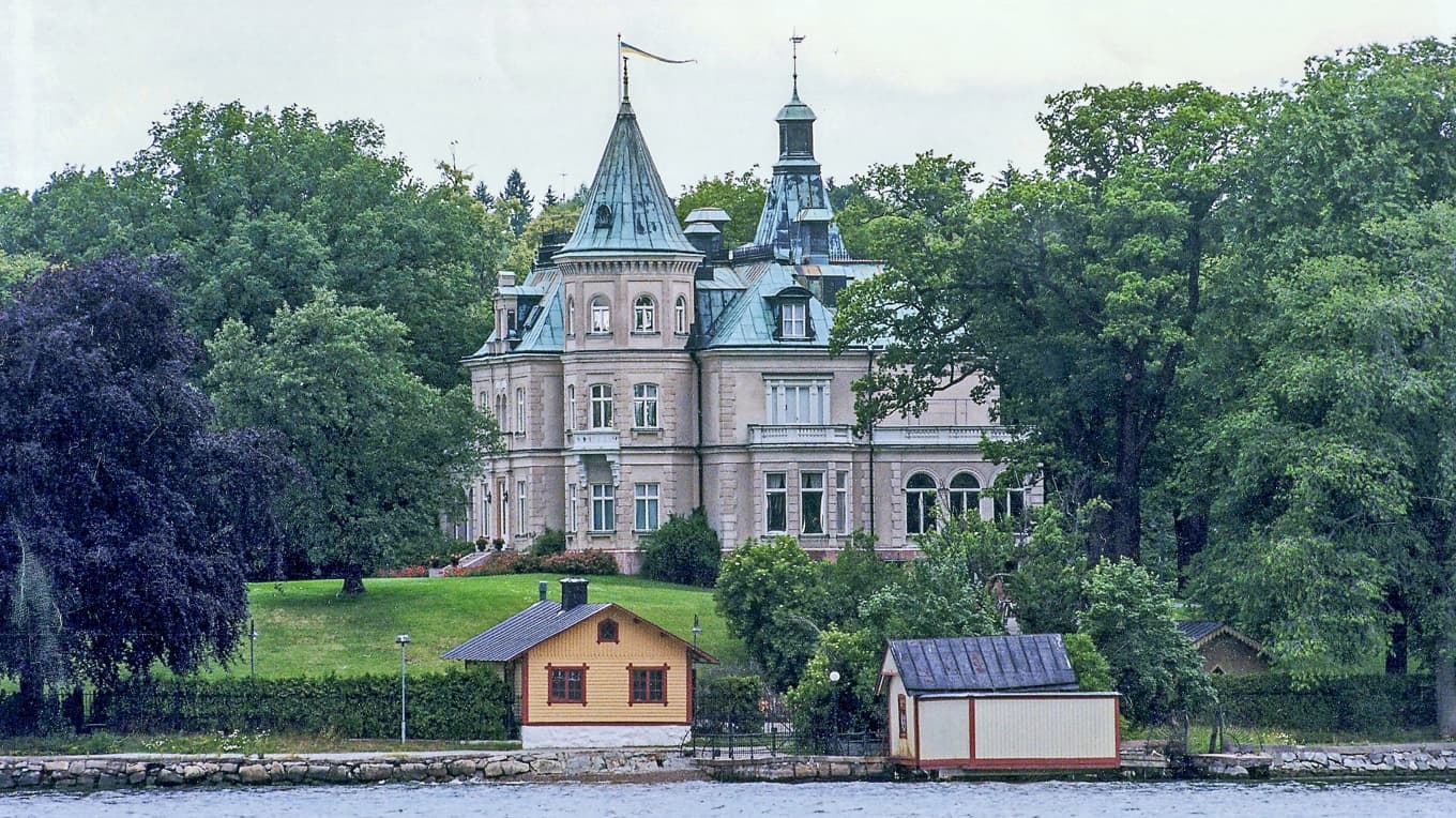 Täcka Udden, Wallenbergsfärens residens på södra Djurgården i Stockholm. Byggnaden uppfördes 1869–1870. Foto: Björn Larsson Ask/SvD/NTB (TT)