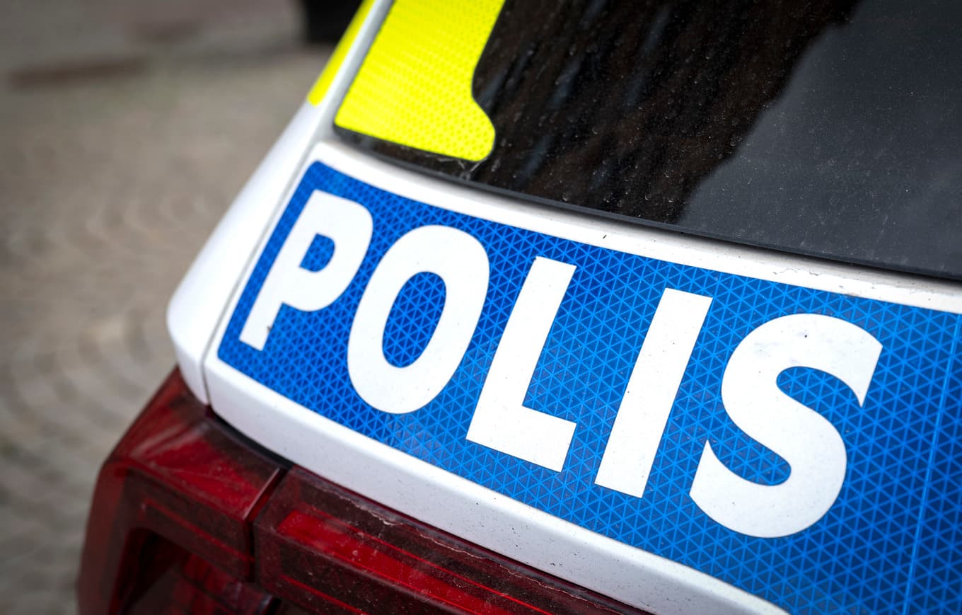 De två männen hade en kvinna i bilen när de greps. Arkivbild. Foto: Johan Nilsson/TT