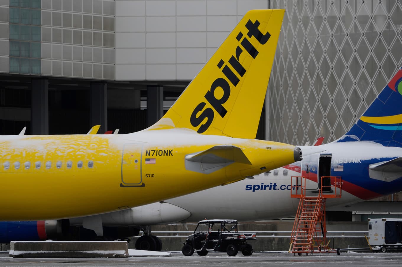 Spirit Airlines får lägga ned. Arkivbild. Foto: David J. Phillip/AP/TT