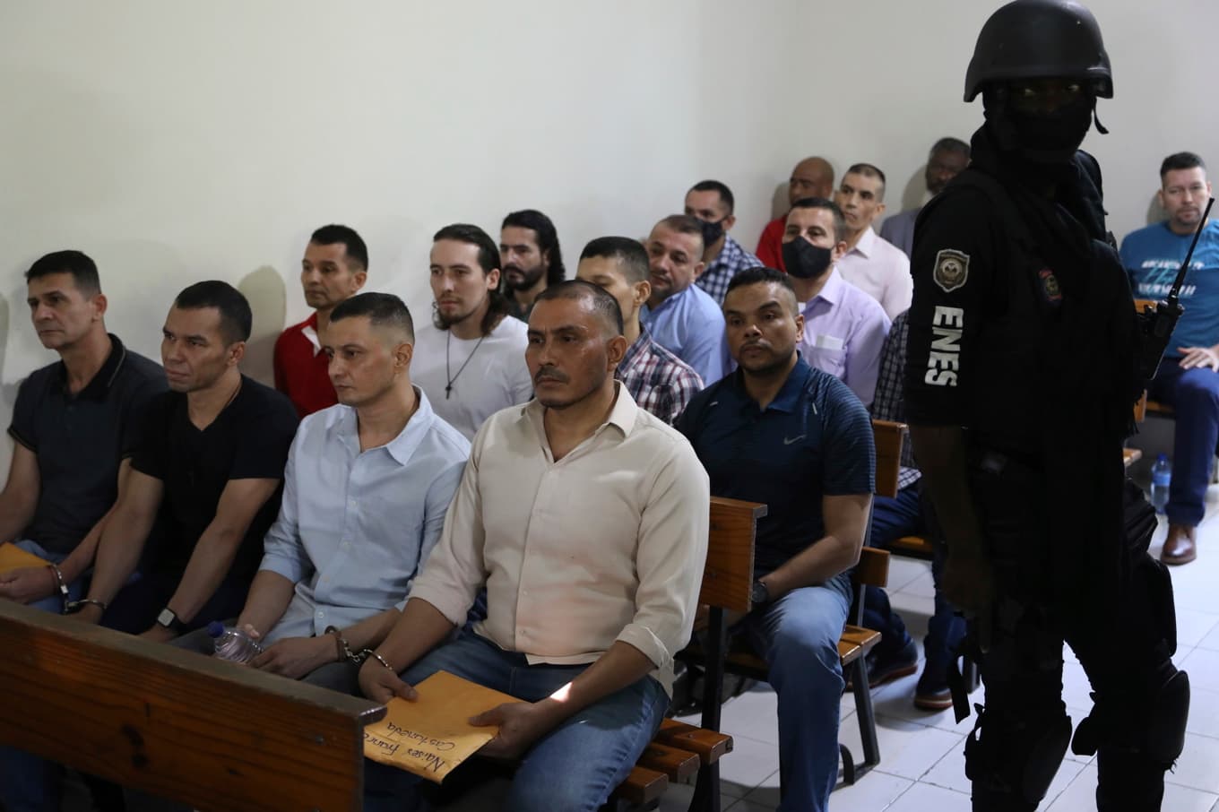 Flera som är misstänkta för inblandning i mordet på Haitis president Jovenel Moïse har tidigare ställts till svars i Haiti. Arkivbild. Foto: Odelyn Joseph/AP/TT