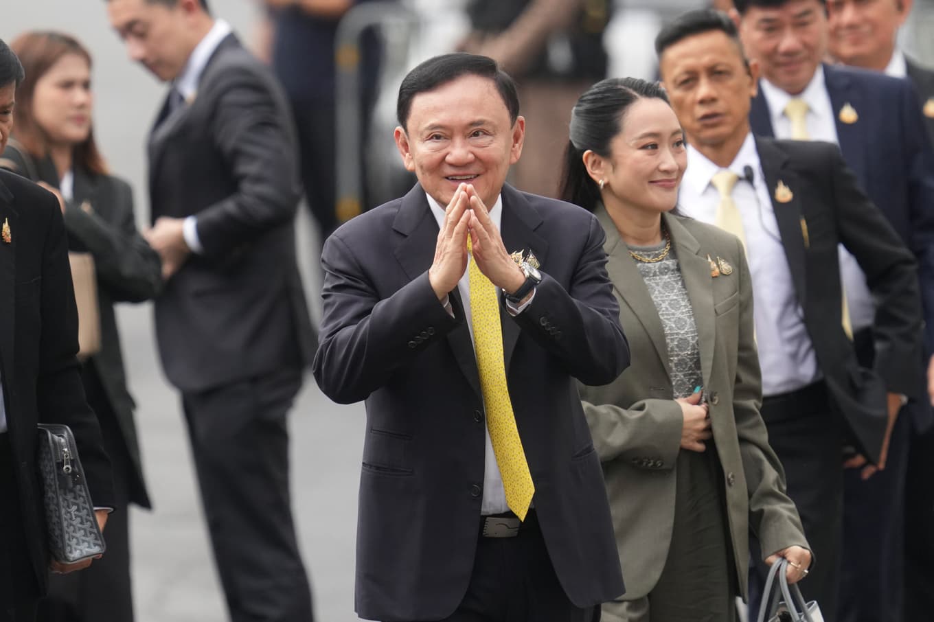 Thailands tidigare premiärminister Thaksin Shinawatra, på bild från i september. Foto: Sakchai Lait/AP/TT