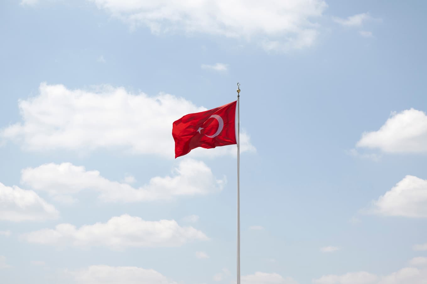 Turkisk flagga. Arkivbild. Foto: Henrik Montgomery/TT
