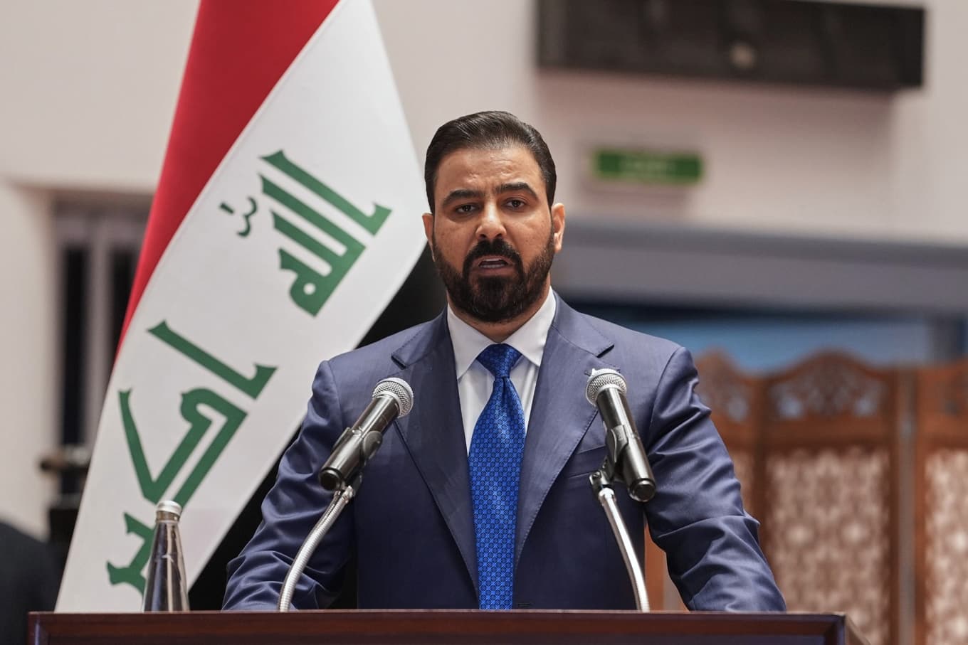 Iraks nya regering, med premiärminister Ali al-Zaidi, planerar för utbyggnad av olje- och gasindustrin. Foto: AP/TT
