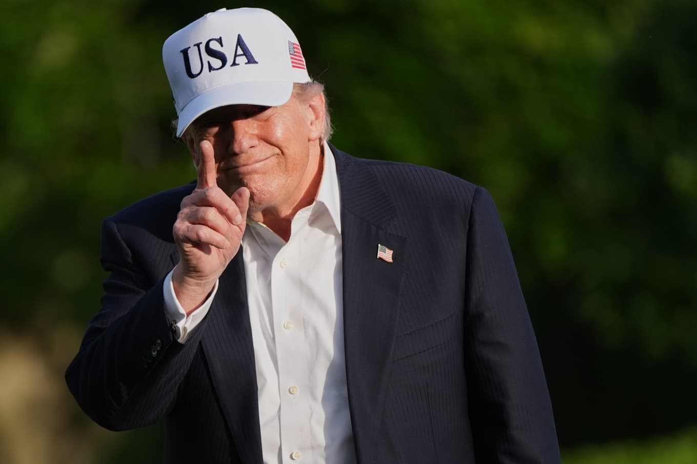 President Donald Trump är tillbaka i Washington efter statsbesöket i Kina. Foto: Jacquelyn Martin  /AP/TT