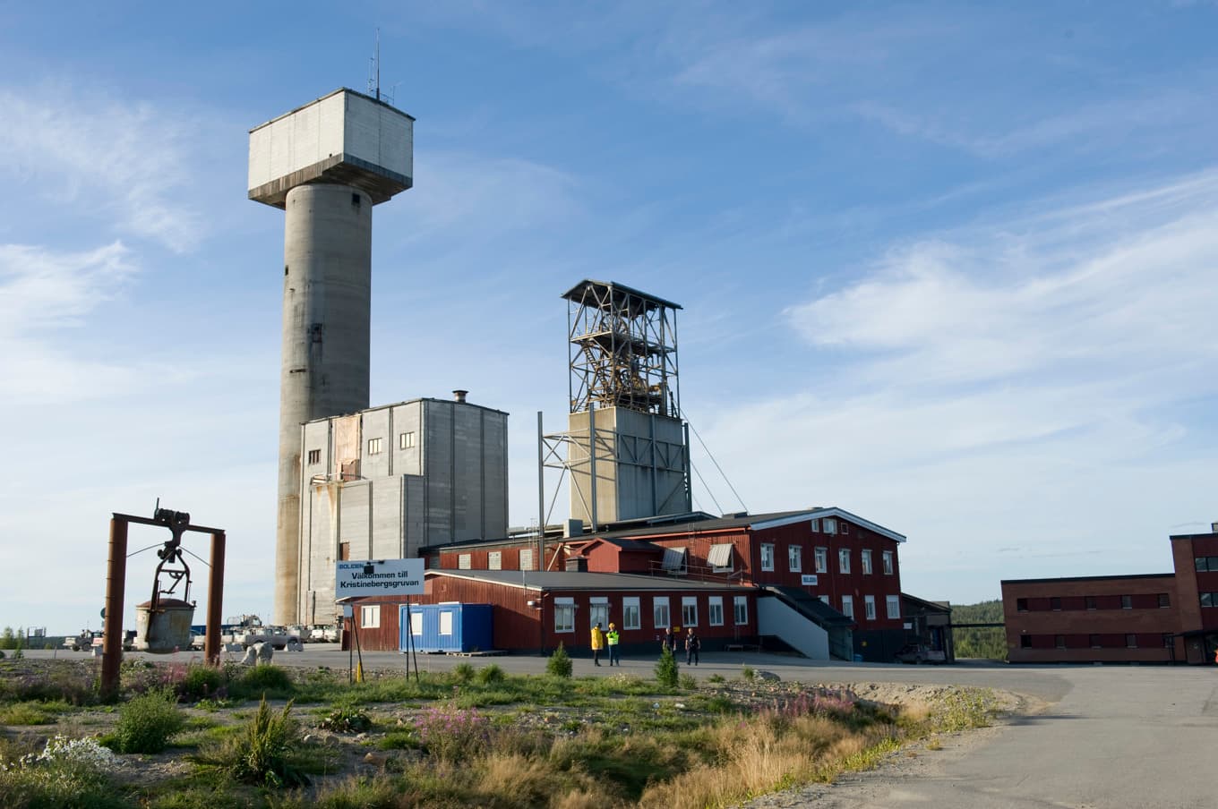 Ett ras har inträffat i Kristinebergsgruvan utanför Lycksele. Arkivbild. Foto: Erland Segerstedt/TT