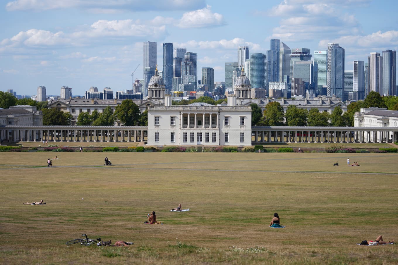 Bilden är tagen vid en värmebölja i London i augusti i fjol. Foto: Joanna Chan/AP/TT
