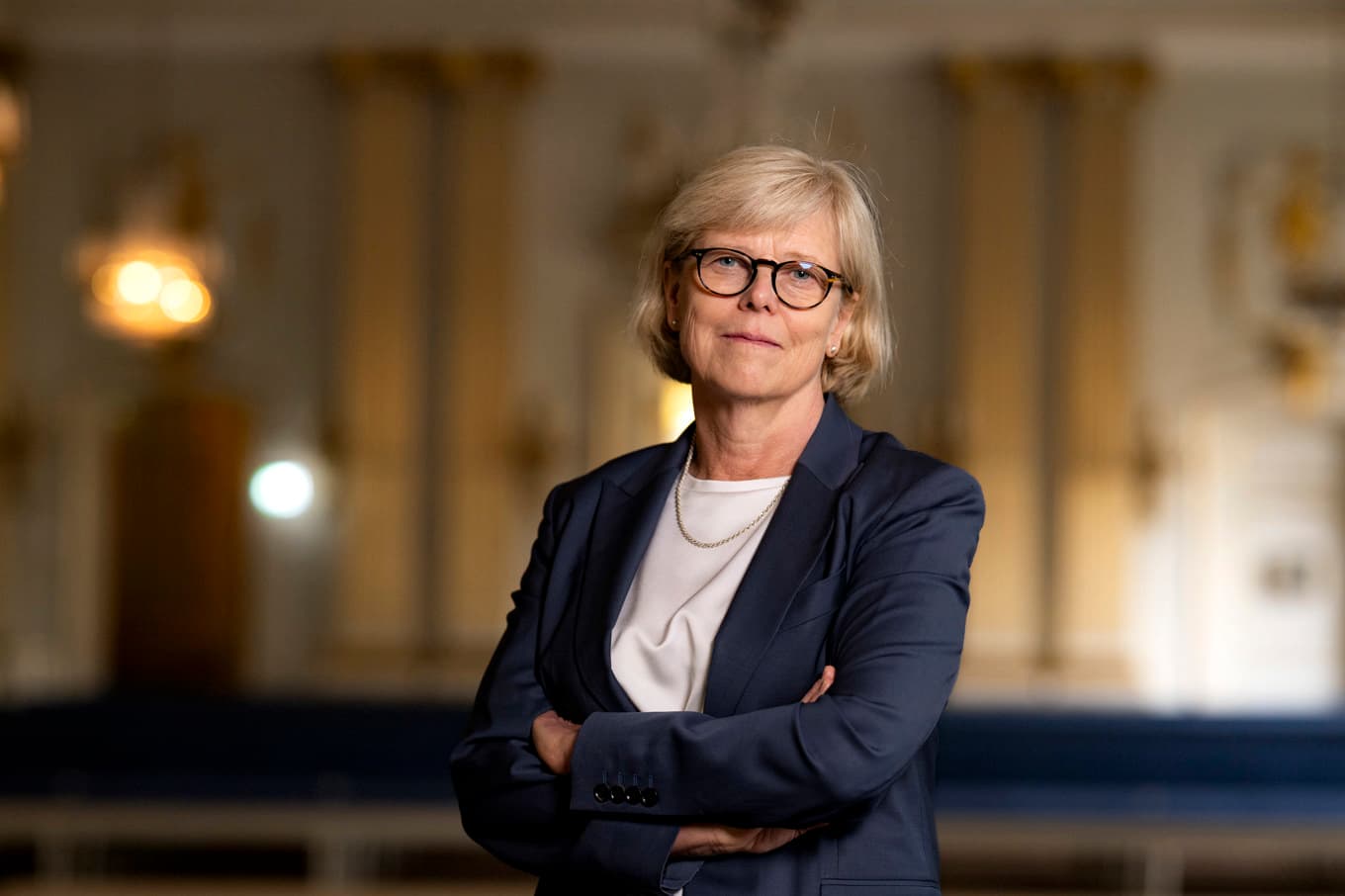 "Vi måste också hålla ögonen på hur AI påverkar språket, så tekniken inte urholkar det svenska språkets fantastiska rikedom", säger Ingrid Carlberg. Foto: Pontus Lundahl/TT