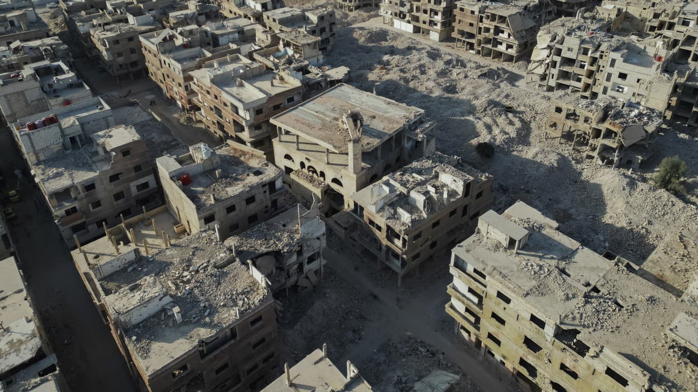På bilden, som är tagen den 8 november 2025, ser man Yarmouk i Damaskus i Syrien. Foto: Omar Albaw/Middle East Images/AFP via Getty Images