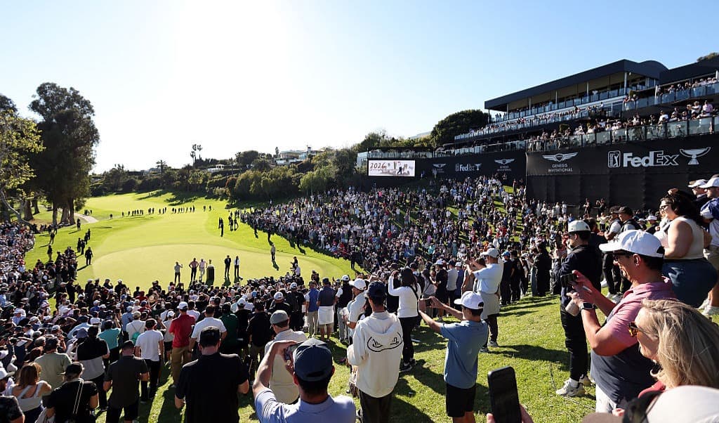 Riviera Country Club i Pacific Palisades, Kalifornien. Foto: Mike Mulholland/Getty Images)