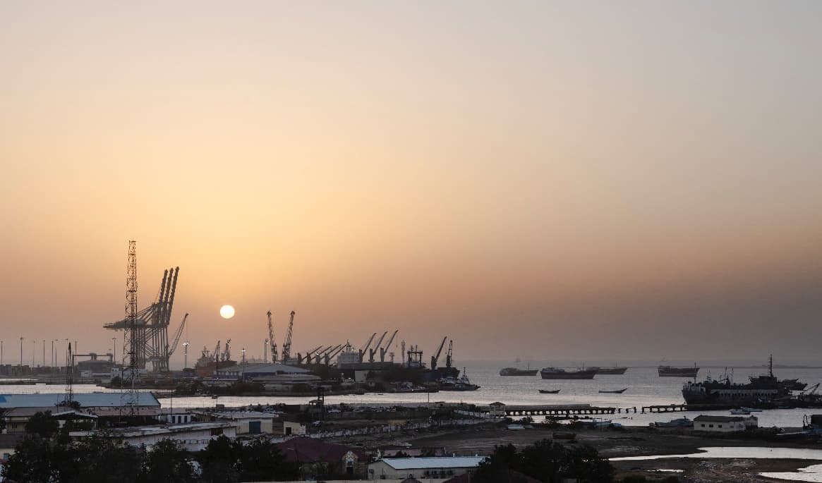 Hamnen i Berbera. Ett företag från Förenade Arabemiraten har byggt ut hamnen vid Adenviken till en modern logistikterminal. Foto: Tony Karumba/Getty Images