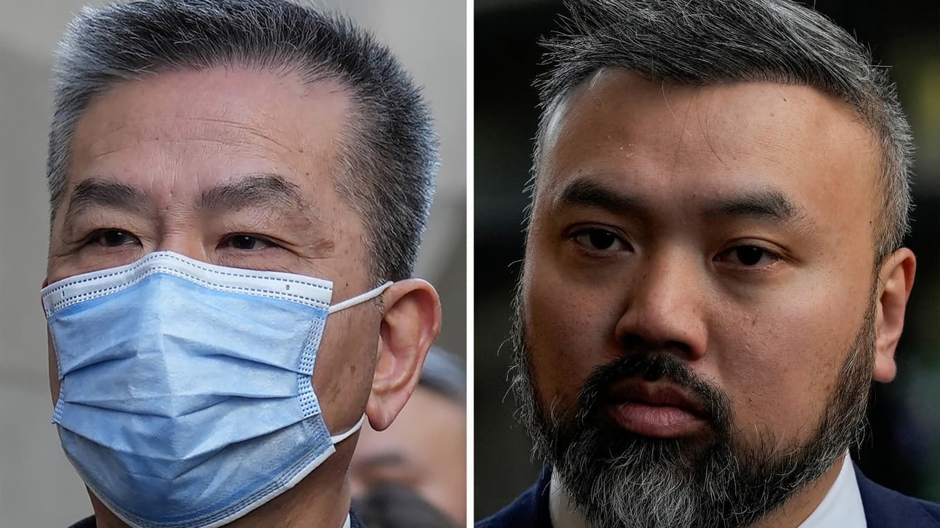 En brittisk domstol har dömt Chung Biu Yuen and Chi Leung Wai för att ha spionerat på dissidenter från Hongkong i Storbritannien för den kinesiska regimens räkning. Foto: Carlos Jasso/AFP via Getty Images