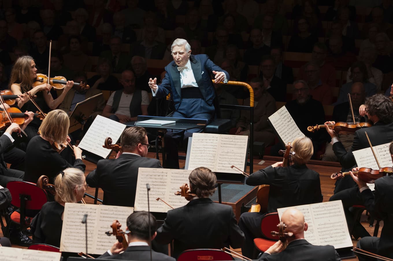 Förra gången Herbert Blomstedt dirigerade Mahler i Berwaldhallen, för ungefär ett år sedan. Foto: arne@hyckenmedia.se
