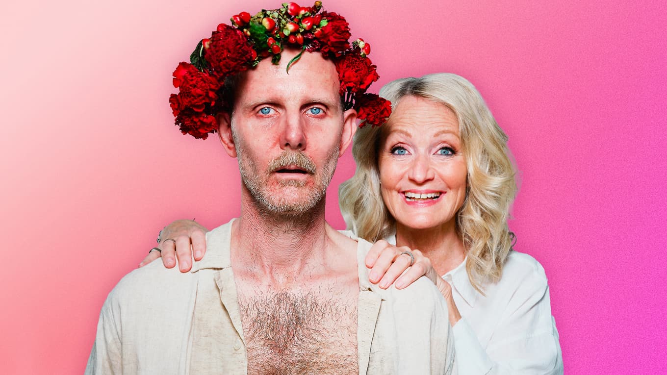 David Wiberg – i rollen som Jago Brandt – och Bibi Rödöö kan höras i ”Othello”. Foto: Daniel Stigefelt/Elvira Lagerström Dyrssen/Sveriges Radio