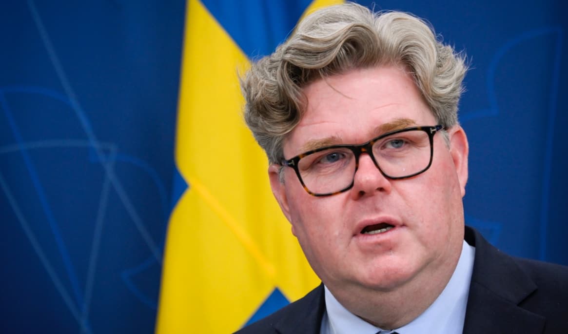 Justitieminister Gunnar Strömmer (M). Arkivbild Foto: Henrik Montgomery/TT